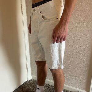 Men's White Zara Shorts